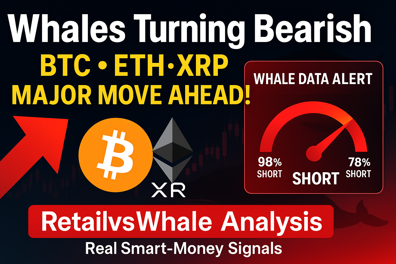 🚀 Bitcoin, Ethereum, XRP Price Analysis — Whale Pressure + Technical Confluence Report
