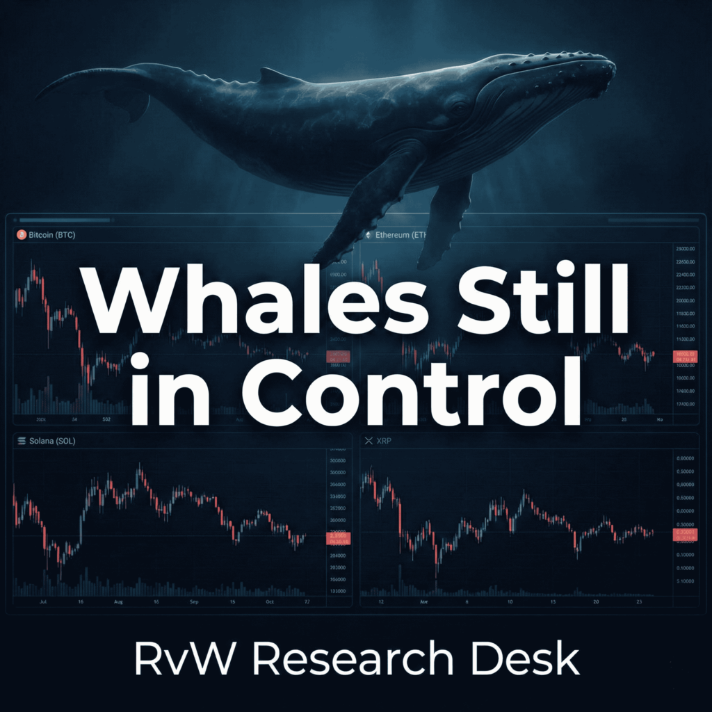 Crypto Momentum Weakens as Whales Maintain Defensive Stance