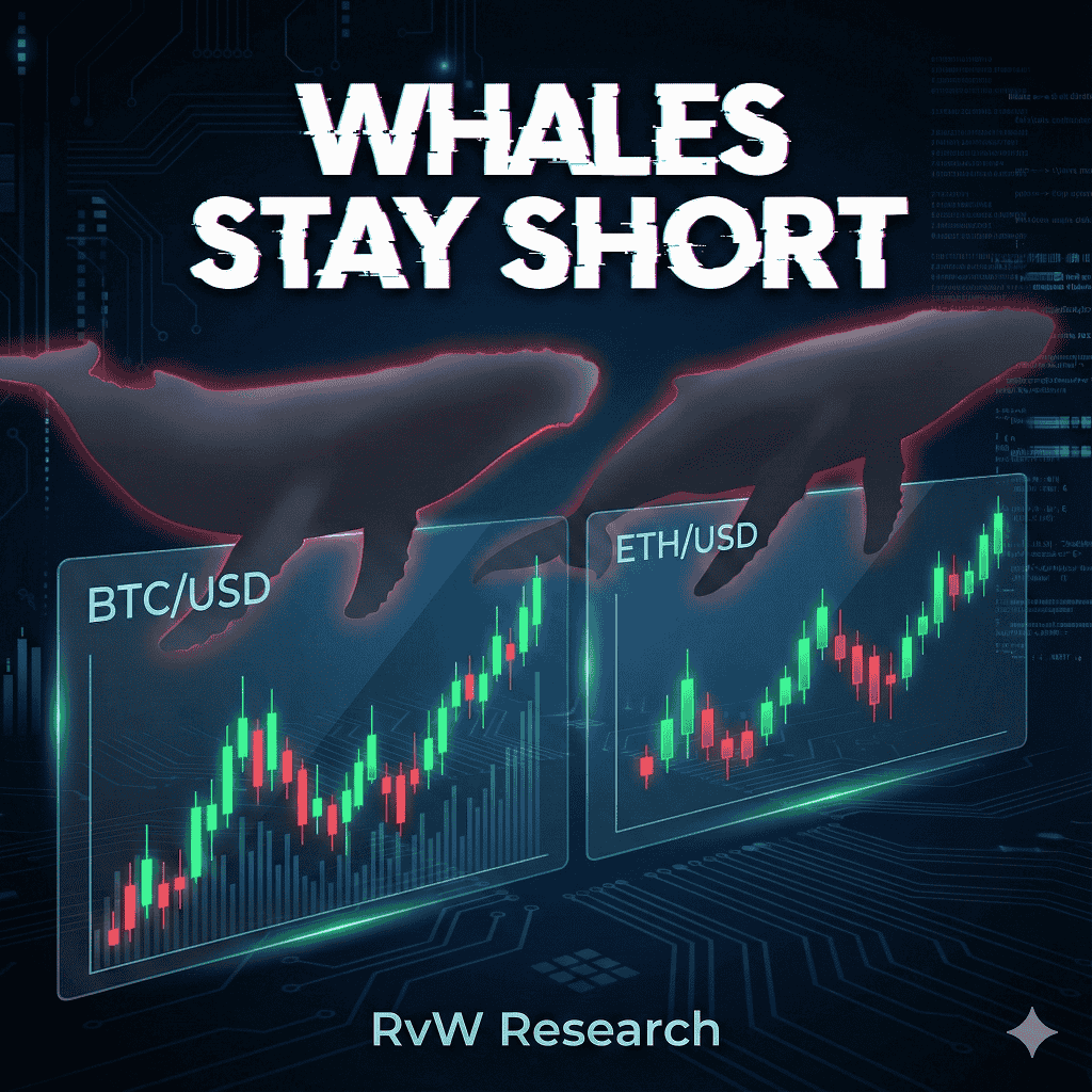 Crypto Market Rises Despite Bitcoin ETF Outflows as Whales Maintain Heavy Short Positions